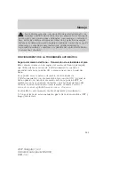 Preview for 265 page of Ford 2007 Navigator (Spanish) Owner'S Manual