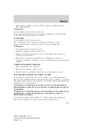 Preview for 269 page of Ford 2007 Navigator (Spanish) Owner'S Manual