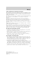 Preview for 275 page of Ford 2007 Navigator (Spanish) Owner'S Manual