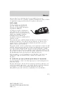 Preview for 279 page of Ford 2007 Navigator (Spanish) Owner'S Manual