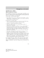 Preview for 283 page of Ford 2007 Navigator (Spanish) Owner'S Manual