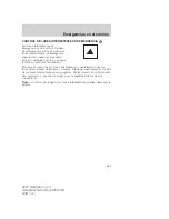 Preview for 285 page of Ford 2007 Navigator (Spanish) Owner'S Manual