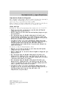 Preview for 347 page of Ford 2007 Navigator (Spanish) Owner'S Manual