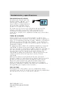 Preview for 354 page of Ford 2007 Navigator (Spanish) Owner'S Manual