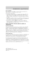 Preview for 355 page of Ford 2007 Navigator (Spanish) Owner'S Manual