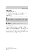 Preview for 391 page of Ford 2007 Navigator (Spanish) Owner'S Manual