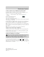 Preview for 421 page of Ford 2007 Navigator (Spanish) Owner'S Manual