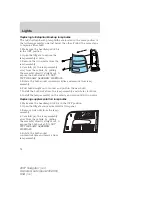 Preview for 458 page of Ford 2007 Navigator (Spanish) Owner'S Manual