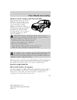 Preview for 571 page of Ford 2007 Navigator (Spanish) Owner'S Manual