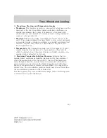 Preview for 585 page of Ford 2007 Navigator (Spanish) Owner'S Manual