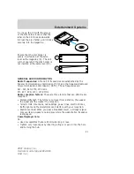 Предварительный просмотр 21 страницы Ford 2007 Taurus Owner'S Manual