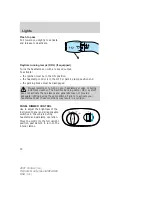 Предварительный просмотр 30 страницы Ford 2007 Taurus Owner'S Manual