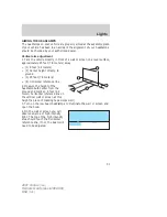 Предварительный просмотр 31 страницы Ford 2007 Taurus Owner'S Manual