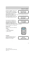 Предварительный просмотр 57 страницы Ford 2007 Taurus Owner'S Manual