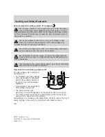 Предварительный просмотр 106 страницы Ford 2007 Taurus Owner'S Manual