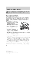 Предварительный просмотр 112 страницы Ford 2007 Taurus Owner'S Manual