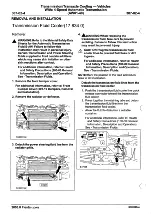 Preview for 1040 page of Ford 2007 WQ Fiesta Repair Manual