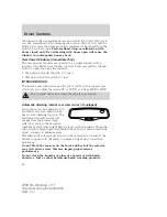 Предварительный просмотр 64 страницы Ford 2008 05+ Mustang Owner'S Manual