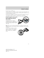 Предварительный просмотр 69 страницы Ford 2008 05+ Mustang Owner'S Manual