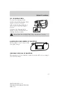 Предварительный просмотр 47 страницы Ford 2008 E-150 Owner'S Manual