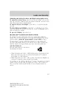 Preview for 167 page of Ford 2008 Expedition Owner'S Manual