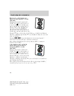 Предварительный просмотр 124 страницы Ford 2008 Explorer Sport Trac Owner'S Manual