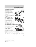 Предварительный просмотр 161 страницы Ford 2008 Explorer Sport Trac Owner'S Manual