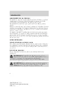 Предварительный просмотр 6 страницы Ford 2008 Explorer Owner'S Manual