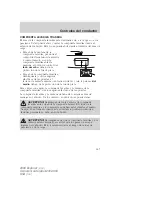 Предварительный просмотр 167 страницы Ford 2008 Explorer Owner'S Manual