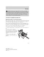 Предварительный просмотр 219 страницы Ford 2008 mark lt Owner'S Manual