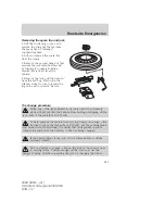 Предварительный просмотр 249 страницы Ford 2008 Sable Owner'S Manual