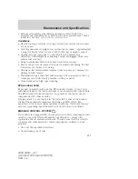 Предварительный просмотр 297 страницы Ford 2008 Sable Owner'S Manual