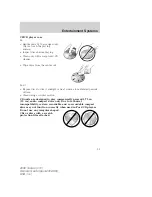 Предварительный просмотр 39 страницы Ford 2008 Taurus Owner'S Manual