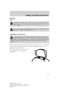 Предварительный просмотр 141 страницы Ford 2008 Taurus Owner'S Manual