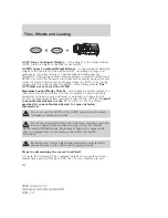 Предварительный просмотр 214 страницы Ford 2008 Taurus Owner'S Manual