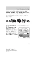 Предварительный просмотр 161 страницы Ford 2009 Crown Victoria Owner'S Manual