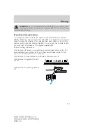 Предварительный просмотр 169 страницы Ford 2009 Crown Victoria Owner'S Manual