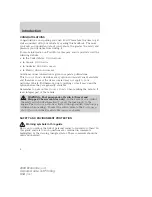 Предварительный просмотр 4 страницы Ford 2009 E-150 Owner'S Manual