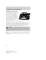 Preview for 268 page of Ford 2009 E-150 Owner'S Manual