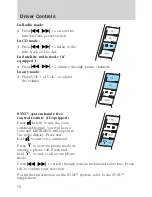 Предварительный просмотр 79 страницы Ford 2009 Edge Owner'S Manual