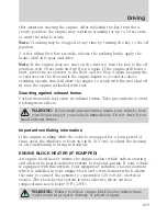 Preview for 220 page of Ford 2009 Edge Owner'S Manual