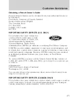 Preview for 272 page of Ford 2009 Edge Owner'S Manual