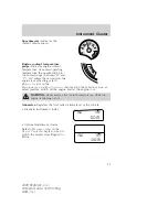 Preview for 19 page of Ford 2009 Explorer Owner'S Manual