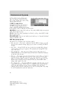 Preview for 72 page of Ford 2009 Explorer Owner'S Manual