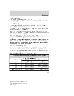 Preview for 289 page of Ford 2009 F-250 Owner'S Manual