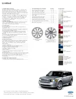 Предварительный просмотр 17 страницы Ford 2009 FLEX Brochure & Specs