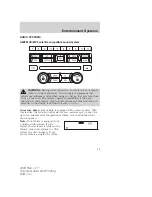 Предварительный просмотр 19 страницы Ford 2009 FLEX Owner'S Manual