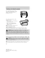 Предварительный просмотр 168 страницы Ford 2009 FLEX Owner'S Manual