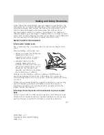 Предварительный просмотр 207 страницы Ford 2009 FLEX Owner'S Manual