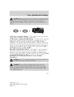 Предварительный просмотр 249 страницы Ford 2009 FLEX Owner'S Manual